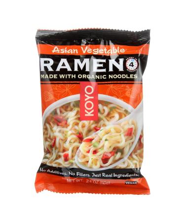 Koyo Asian Vegetable Ramen, 2.1-Ounce Packages (Pack of 12)