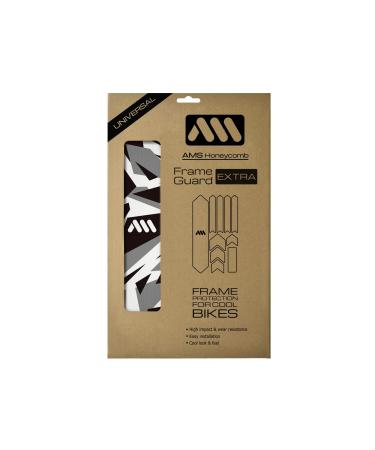 All Mountain Style AMS High Impact Frame Guard Extra Semi-Transparent  Protects Your Bike from Scratches and dings Digital/Camo
