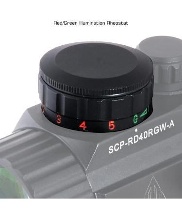 UTG 3.8 ITA Red/Green CQB Dot Sight with Integral Mount - Black - Buy Online on SooperMarket.com