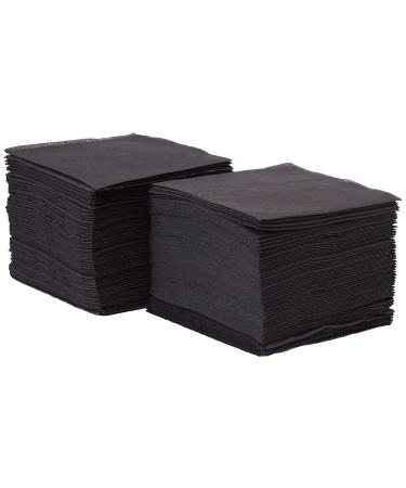 Saten ser22104961 Coktail napkin 20 x 20 2-ply 1/4 fold 100 napkins punta-punta black