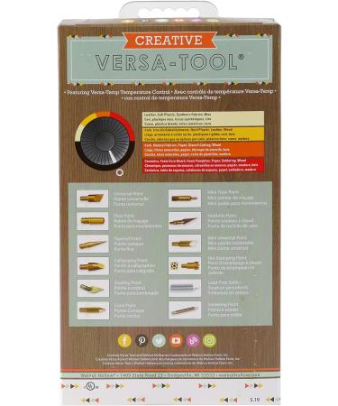 Walnut Hollow Creative Versa Tool with Variable Temperature Control for Woodburning  11 Points (Tips)  Original Version  Basic Pack - Buy Online on SooperMarket.com