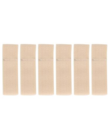 6 pieces toes soft elastic finger hammer toe smooth separating strap hammer toe rail smooths for crooked toes alignment of the hallux valgus