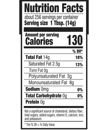 Happy Belly Peanut Oil - 1 Gallon (128 Fl Oz) | Premium Quality, Ideal for Cooking and Frying - Amazon Brand - Buy Online on SooperMarket.com
