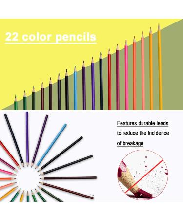 Darnassus 132-Piece Art Set Deluxe Professional Color Kit for Kids & Adults | Portable Case | Pink - Buy Online on SooperMarket.com