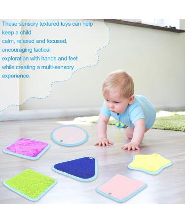 Sensory Mats Set - 9 Mini Textured Play Tiles for Tactile Educational Exercise - Buy Online on SooperMarket.com