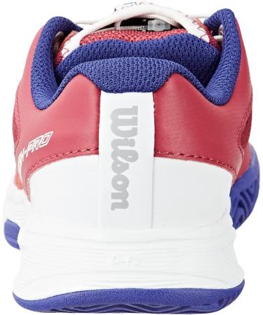 Wilson Girls Tennis Shoes - RUSH PRO JR QL Pink/White/Blue - Size 34 2/3 - All Surfaces - Ideal for All Player Types - WRS327900E025 - Buy Online on SooperMarket.com