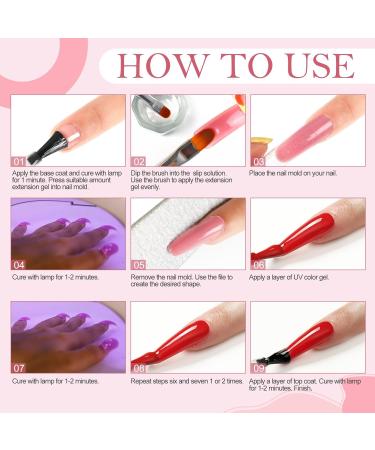 40PC Gel Nail Polish Kit with U V Light Starter Kit and Drill 8PC Gel Polish 4PC Poly Nail Gel Top Base Coat Glitter Nail Rhinestones Multi Type Complete Gel Manicure Kit for Women DIY Salon at Home 1.1 - Buy Online on SooperMarket.com