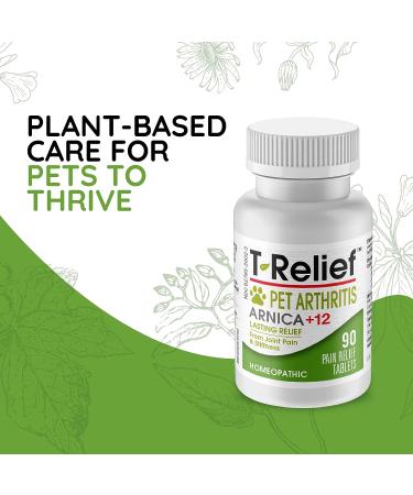 T-Relief Pet Arthritis Relief Tablets for Dog & Cat - 90 Tablets (2 Pack) - Buy Online on SooperMarket.com