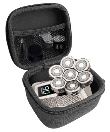 FitSand Hard Case Compatible for AidallsWellup AW Men’s 5-in-1 Electric Head Shaver
