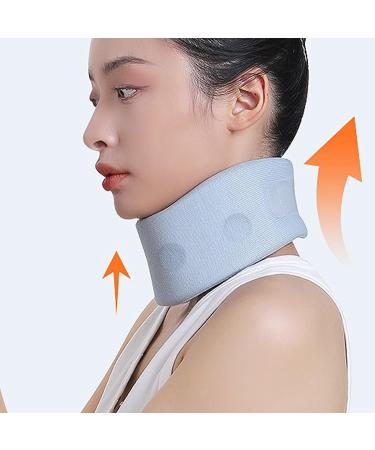 Neck Support Brace Adjustable Soft Smoothness Texture Cervical Collar for Sleeping (S) Small - Buy Online on SooperMarket.com