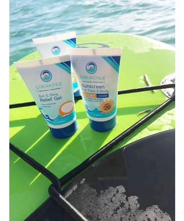 After Sun & Sting Relief Aloe Vera Soothing Gel | 6 Fl oz Paraben Free Cooling Gel for Bug Bites & Sunburn | Stream2Sea - Buy Online on SooperMarket.com