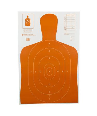ACTION TARGETS B-27E Orange ECON ORG SIL TRGT 100 Pack