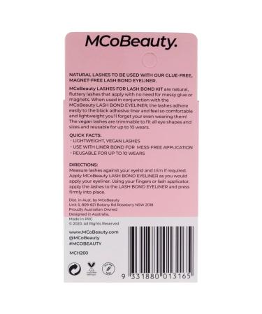 MCoBeauty Eye Lashes Kit - Lightweight Comfortable & Reusable - Instant Adhesion Customizable Fit - Perfect Hold for Natural Look - Buy Online on SooperMarket.com