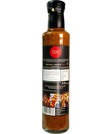 Defence 6 x Prime Taste - Rich BBQ White Meat Marinade Sauce - Chicken Meat or Vegetables - Vegetarian Sauce - Fresh Ingredients - Pack of 6 x 250g - Buy Online on SooperMarket.com