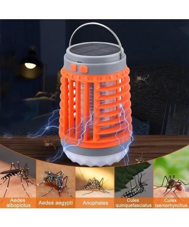 Electric Mosquito Killer Lamp Mosquito Lamp Mosquito Zapper Electric Fly Killer Electric Fly Zapper Household Use Indoor Outdoor Mosquito Trap Portable(Color:Orange) - Buy Online on SooperMarket.com