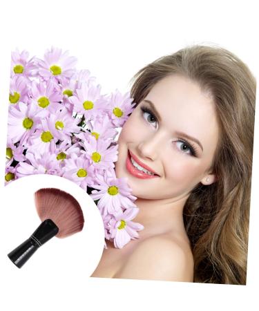 Beavorty Mineral Cutting Barber Cream - Highlighter Tool & Blending Brush for Face Makeup | Nylon Fan Brush for Blush & Foundation | 20x4x16cm Coffee Color - Buy Online on SooperMarket.com