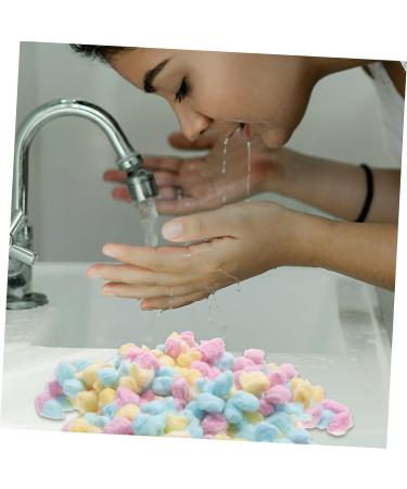 Angoily Face Cleaning Supplies - Fuzzy Cotton Balls for Crafts & Nail Polish Remover | Newborn Safe Cleansing | Eco-Friendly Green Dyes - Buy Online on SooperMarket.com