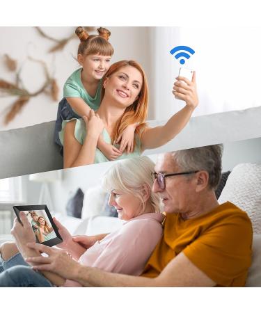 Humblestead 7 Inch WiFi Digital Photo Frame | 1024 * 600 IPS HD Touchscreen | Effortless Setup | Share Photos and Videos Instantly - Buy Online on SooperMarket.com