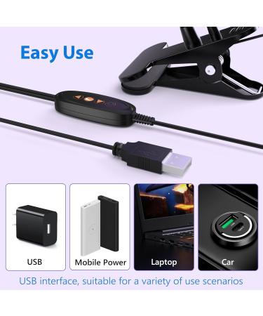 AORAEM Double-Headed UV LED Nail Lamp - Quick-Dry Manicure Dryer with Portable Gooseneck & Clamp | Professional Home & Salon Use - Black - Buy Online on SooperMarket.com