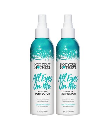 Not Your Mother's All Eyes On Me 10-In-1 Hair Perfector (2-Pack) - 6 fl oz - Detangling Leave-In for All Types of Hair - Instantly Transforms Unmanageable Hair