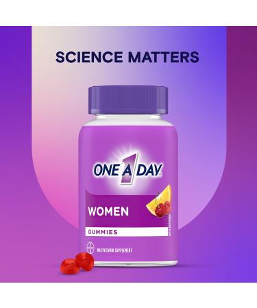 One A Day Women's Multivitamin Gummies - Daily Gummy Vitamins For Women With Vitamins A C D And Zinc To Support Immune Function Biotin For Healthy Hair Skin And Nails And More 60 Gummies - Buy Online on SooperMarket.com