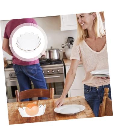 1pc Kitchen Stylish Delicate Irregular Salad Bowl Creative Fruit Glass Transparent - Buy Online on SooperMarket.com