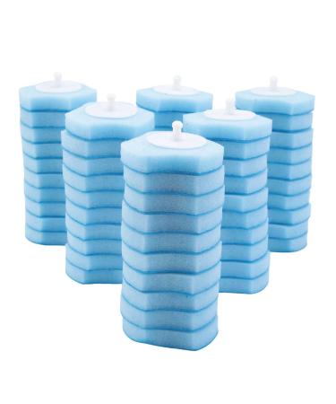 Dawafit Disposable Toilet Cleaning System Disposable Toilet Flushable Refill Brush Flushable Refills - 60 Refills