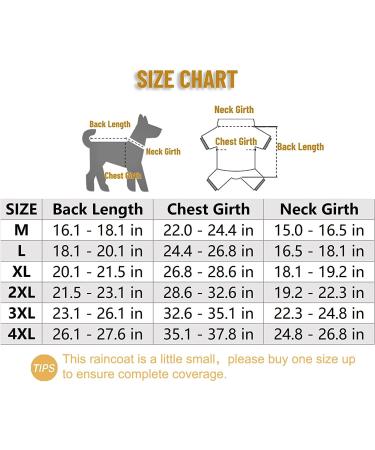 Olsa Dog Raincoat with Reflective Stripe | Waterproof Dog Hooded Slicker Poncho | 4 Legs Rain Jacket for Small, Medium, Large Dogs - Buy Online on SooperMarket.com