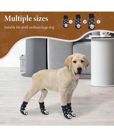 Xinzistar Dog Socks 2 Pairs | Anti-Slip Paw Protectors for Dogs | Adjustable Straps & Grips | Indoor Outdoor Wear | Small Medium Large Dogs - Buy Online on SooperMarket.com