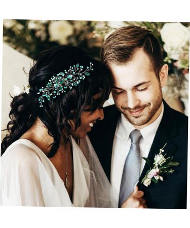 Angoily Crystal Headpiece Fairy Jewelry for Women Rhinestone Headpiece Tiara Hair Headband Bride Metal - Buy Online on SooperMarket.com