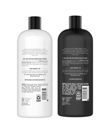 TRESemme Rich Moisture Shampoo & Conditioner Set - Vitamin E, Biotin, for Dry Damaged Hair - 28 Fl Oz (Pack of 2) - Buy Online on SooperMarket.com
