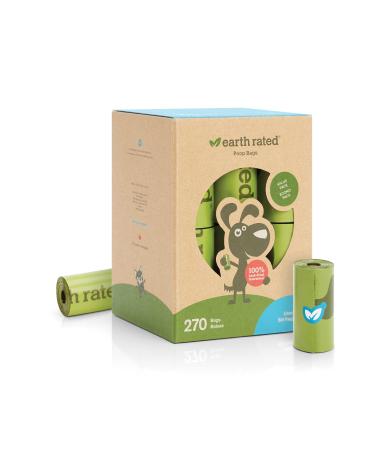Earth Rated Dog Waste Bags Unscented 270 Bags