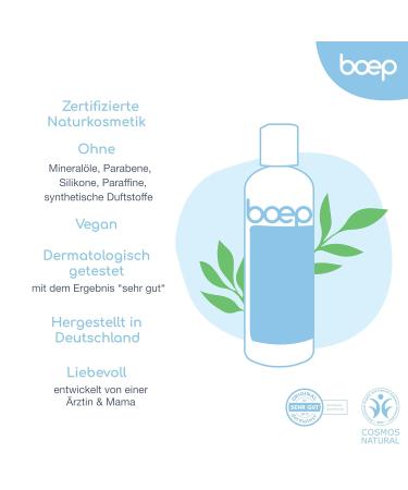 Boep 2-in-1 Baby Shampoo & Shower Gel | Organic Aloe Vera | Sulfate & Paraben-Free Natural Baby Care (150ml) - Buy Online on SooperMarket.com