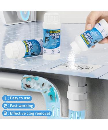 Wild Tornado Sink & Drain Cleaner - Quick Unclog Tool for Kitchen & Toilet - 3pcs | International Shipping - Buy Online on SooperMarket.com