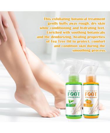 Foot Peeling Spray Instant Foot Peeling Spray Foot Spray to Remove Dead Skin Hydrating Nourish Peel Off Spray Exfoliating Peeling & Calluses on Feet for Cracked Rough Heels (2PCS Green Tea) 2PCS Green Tea - Buy Online on SooperMarket.com