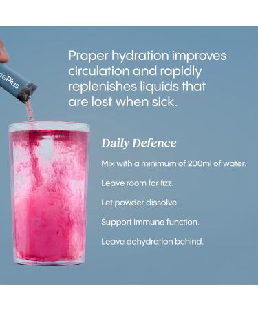 HydraLyte Plus Immunity - Electrolytes + Vitamin C Powder + Elderberry (Sambucus Nigra 35:1 Concentrated Black Elderberry Powder) + Zinc - Daily Hydration Powder With Immune Support for Ages 19+ - Buy Online on SooperMarket.com