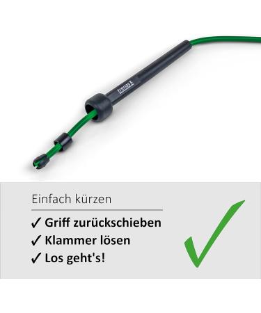Trenas Skipping Rope | Adjustable 3m Jump Rope for Adults & Children | Speed Skipping Rope in Green - Perfect for Fitness & Training - Buy Online on SooperMarket.com