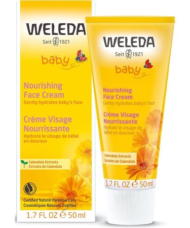 Weleda Baby Calendula Nourishing Face Cream - 1.7 fl oz Plant Rich Moisturizer - Buy Online on SooperMarket.com