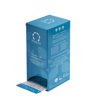 Buy Solaris Tea Organic English Breakfast 40 Silk Tea Bags | Premium Assam Black Tea for Energizing Mornings - International Shipping Available - Buy Online on SooperMarket.com