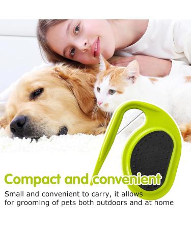 2 PCs Pet Knotting Comb Set - Effective Hair Removal for Cats & Dogs | Blue & Green Knitting Comb for Matted Fur - Buy Online on SooperMarket.com