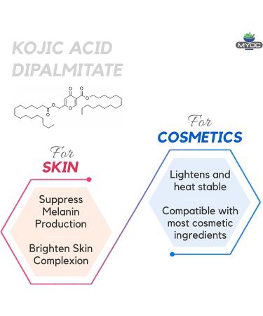 Kojic Acid Dipalmitate Powder for Skin Whitening - DIY Soap, Cream, Serum & Face Mask - 1.05 Oz - Buy Online on SooperMarket.com
