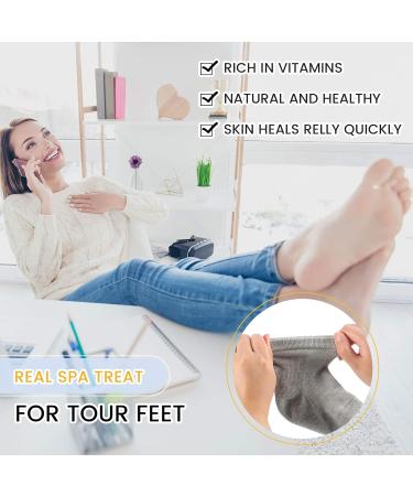 JAGELY Moisturizing Heel Socks - 7 Pairs Spa Gel Socks for Cracked Heels | Repair Dry Skin for Men & Women - Buy Online on SooperMarket.com