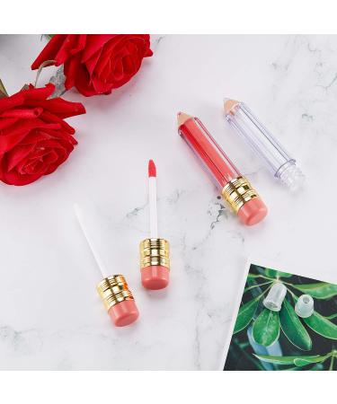 20-Piece Empty Pencil Lip Gloss Tubes | Clear Lip Balm Containers | DIY Mini Refillable Lip Oil Bottles | Mother's Day Gift for Women and Girls - Buy Online on SooperMarket.com