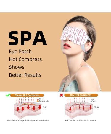ProChosen 5 Packs Steam Eye Mask Warming Eye Mask Self Heating Eye Mask Sleep Mask Heated Eye Mask for Dry Eyes Fatigue Disposable Moist Hot Compress Eye Patch Great Gifts for Men Women (Lavender) - Buy Online on SooperMarket.com