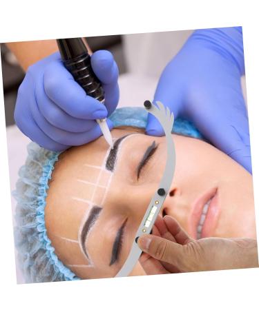 Beavorty 5pcs white white outfit brow shaping kit eyebrow ruler tool eyebrow line eyebrow trimming - Buy Online on SooperMarket.com