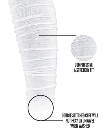 Nxtrnd Football Leg Sleeves for Men & Boys - White - One Size (Pair) - Buy Online on SooperMarket.com