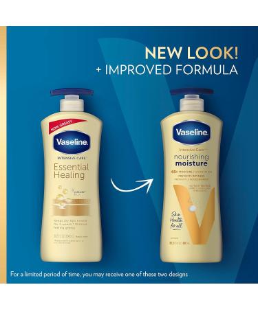 Buy Vaseline Body Lotion Essential Healing 20.3 oz - Nourishing Moisturizer for All Skin Types | Fast International Shipping - Buy Online on SooperMarket.com