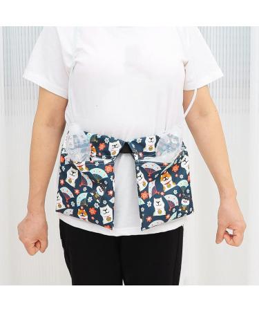 Elastic Drain Holder Bag for Mastectomy - Adjustable Length Cute Dog Pattern Cartoon Design - Buy Online on SooperMarket.com