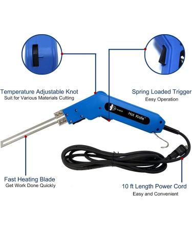 KS EAGLE Electric Foam Hot Cutter Knife with Blades & Accessories - 150W - Buy Online on SooperMarket.com