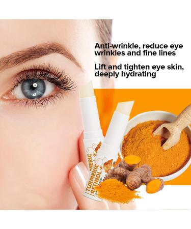 Turmeric Retinol Eye Stick - Hydrating Eye Balm for Dark Circles Wrinkles & Puffiness | Anti-Aging Eye Cream with Visible Results in 3-4 Weeks - Buy Online on SooperMarket.com